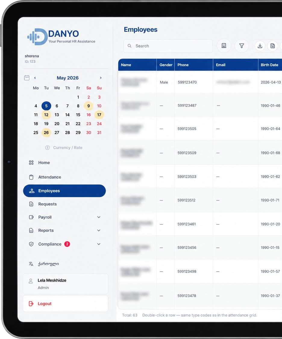 Danyo HR Platform